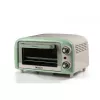 Mini-forno elétrico Ariete 3919 Vintage, 800 W, capacidade 10 L, vidro duplo, retro, verde