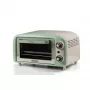 Mini-forno elétrico Ariete 3919 Vintage, 800 W, capacidade 10 L, vidro duplo, retro, verde