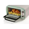 Mini-forno elétrico Ariete 3919 Vintage, 800 W, capacidade 10 L, vidro duplo, retro, verde