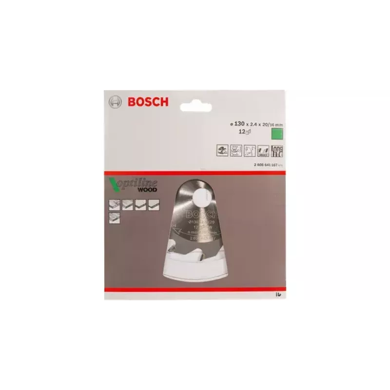 Lâminas de serra circular Bosch Optiline Wood 2608640725