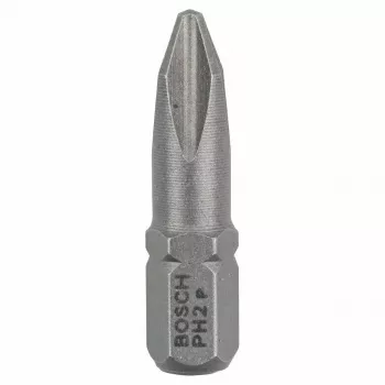 Bits de chave de fendas Bosch 2607001514 100 unid. PH 2 25 mm sextavado