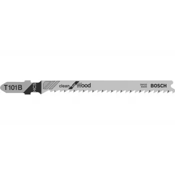 Bosch 2 608 630 030 T 101 B Clean for Wood lâminas para serra tico-tico, 5 un.