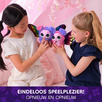Hatchimals Bloomables de , Puppyfly brinquedo interativo surpresa e flor com revelação e transformação repetíveis, mais de 100 sons e reações (estilos variam), brinquedo para raparigas e rapazes