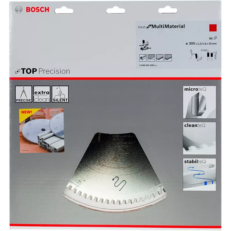 Lâminas de serra circular Bosch Top Precision Best for Multi Material