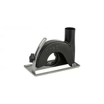 Bosch 2605510292 capa de aspiração com carro-guia para rebarbadoras, Ø 115/125 mm, preta