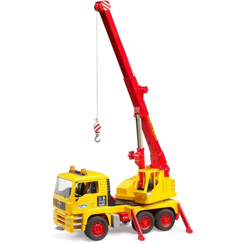 Camião grua de brincar BRUDER MAN TGA modelo 01054, veículo de brincar à escala para brincar