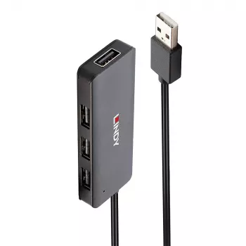 Hub USB Lindy 4 portas USB 2.0