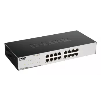 D-Link GO-SW-16G não gerido L2 Gigabit Ethernet (10/100/1000) 1U preto