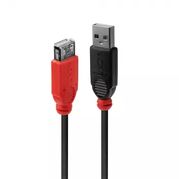 Extensão ativa USB 2.0 Lindy 5m fina, 5 m, USB A, USB A, USB 2.0, 0,48 Gbit/s, preto