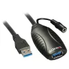 Cabo de extensão USB Lindy 15m extensão ativa USB 3.0