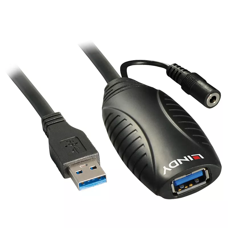 Cabo de extensão USB Lindy 15m extensão ativa USB 3.0