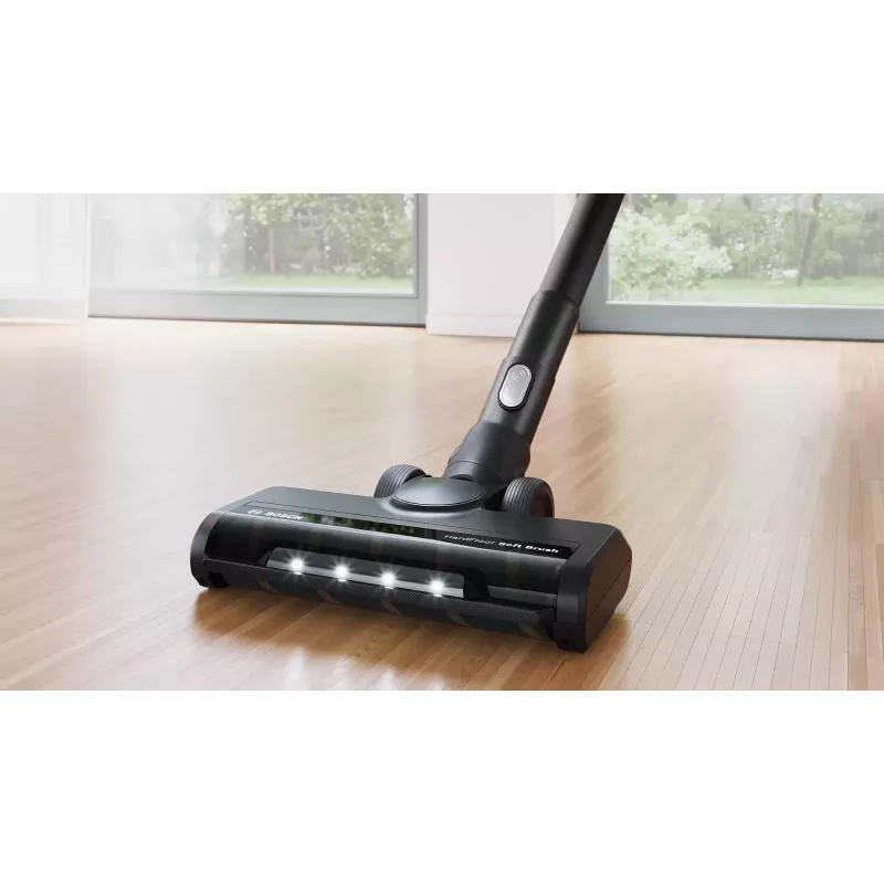Aspirador vertical/aspiração com bateria Bosch Serie 8 BSS825ALL bateria seco sem saco preto, branco 5 Ah