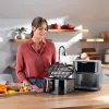 Fritadeira de ar quente NutriBullet CrispLite Vision Single 8 L de bancada 2000 W preta
