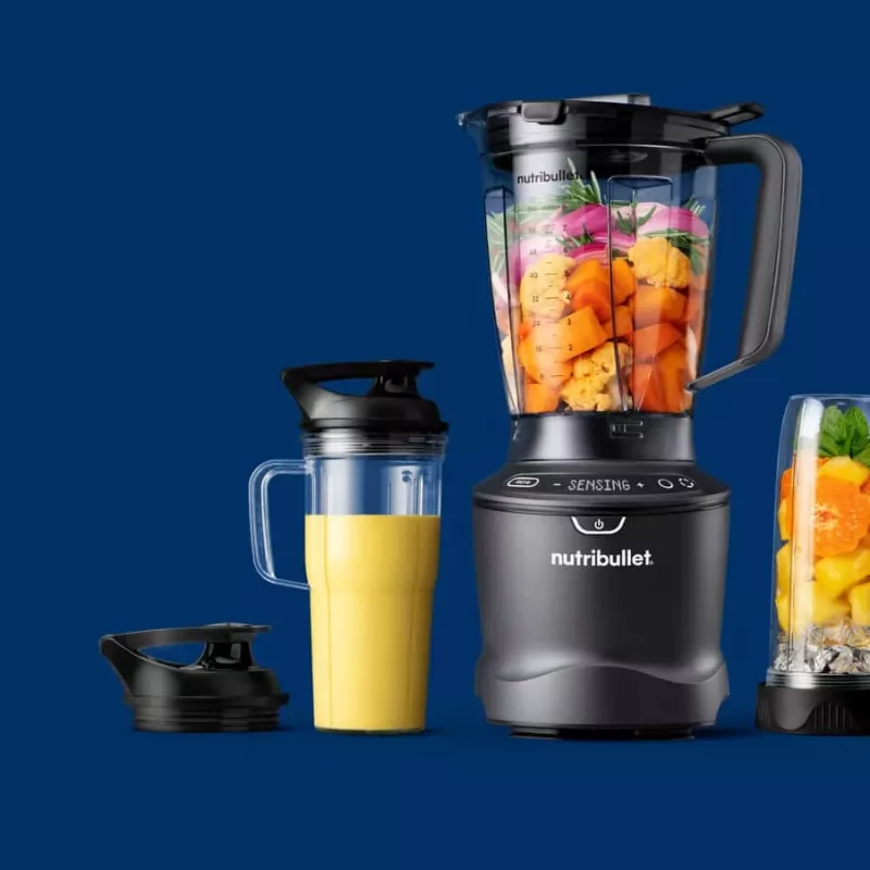 Liquidificadora NutriBullet NBF550DG 1,89 L de bancada 1500 W preta