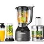 Robot de cozinha NUTRIBULLET NBF580B — 1500 W, tigela de 1,8 L, preto, lâminas em aço inoxidável