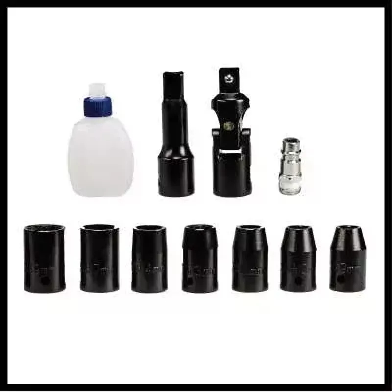 Einhell TC-PR 68 chave de roquete pneumática, 1/2", 68 Nm, 6,3 bar, M10, com 7 chaves de caixa e mala, vermelho/preto