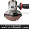 Rebarbadora Einhell Power X-Change TE-AG 18/115-2 Li - Solo 18 Volt