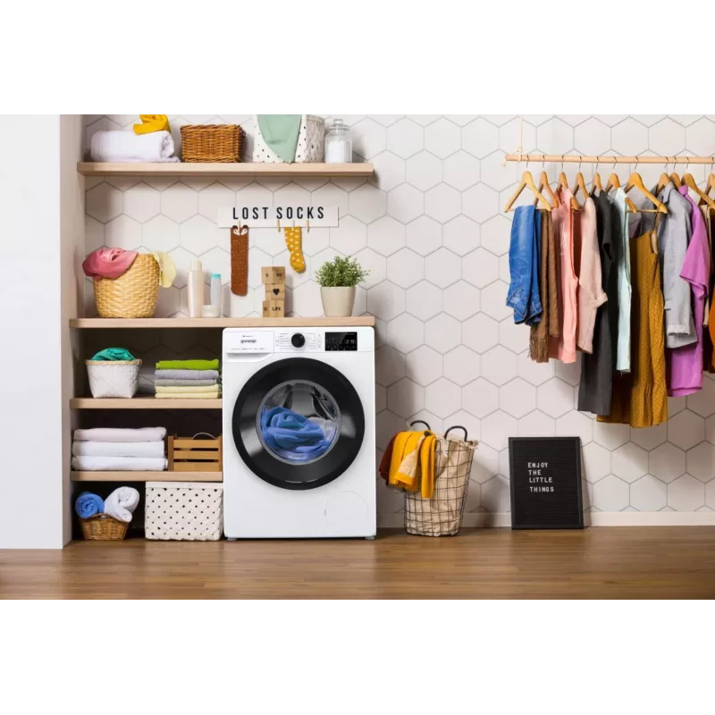 Máquina de lavar roupa Gorenje WPNEI84A1TS carga frontal 8 kg 1400 rpm branca