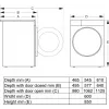 Máquina de lavar roupa Gorenje WPNEI84A1TS carga frontal 8 kg 1400 rpm branca