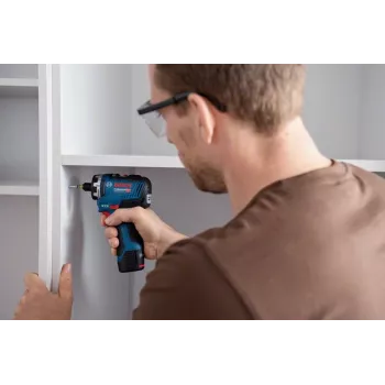 Bosch GSR 12V-35 HX Professional aparafusadora a bateria, 12 V, 35 Nm, 1750 rpm, 2 velocidades, sem bateria e carregador, L-BOXX, azul/preto