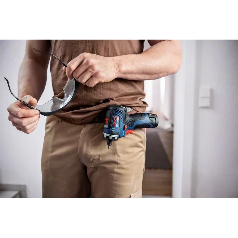 Bosch GSR 12V-35 HX Professional aparafusadora a bateria, 12 V, 35 Nm, 1750 rpm, 2 velocidades, sem bateria e carregador, L-BOXX, azul/preto