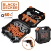 Mala de ferramentas infantil Simba-Dickie Smoby Black+Decker conjunto de ferramentas de brincar