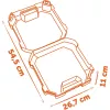 Mala de ferramentas infantil Simba-Dickie Smoby Black+Decker conjunto de ferramentas de brincar