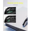 Dissipador de calor ICY BOX IB-M2HS-PS5 para PlayStation 5 preto 27 mm x 76 mm x 9 mm