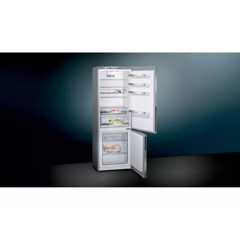 Siemens iQ500 KG49EAICA frigorífico combinado, de instalação livre, 419 l (302 l + 117 l), 201 cm, classe energética C, aço inoxidável