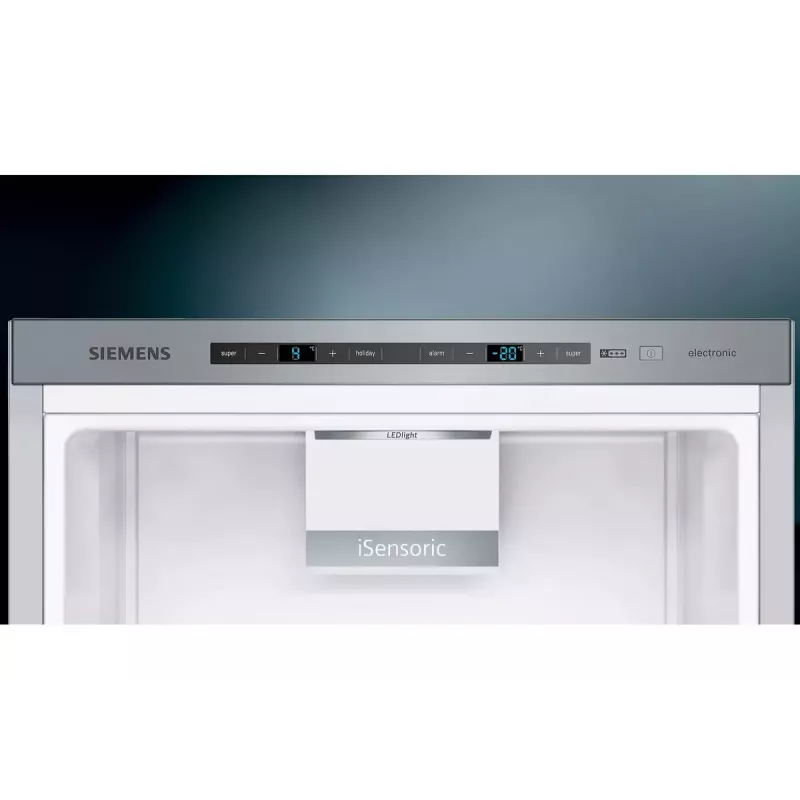Siemens iQ500 KG49EAICA frigorífico combinado, de instalação livre, 419 l (302 l + 117 l), 201 cm, classe energética C, aço inoxidável