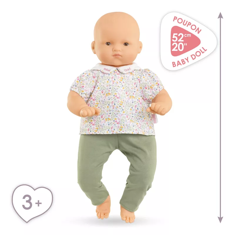 Boneca bebé Simba‑Dickie Mon Grand Poupon Chéri — estilo Corolle, boneca bebé realista