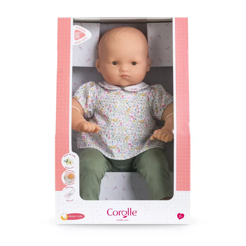 Boneca bebé Simba‑Dickie Mon Grand Poupon Chéri — estilo Corolle, boneca bebé realista