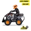 Quad de lama telecomandado Simba‑Dickie escala 1:18, quad de brincar RC, a pilhas