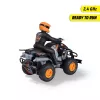 Quad de lama telecomandado Simba‑Dickie escala 1:18, quad de brincar RC, a pilhas