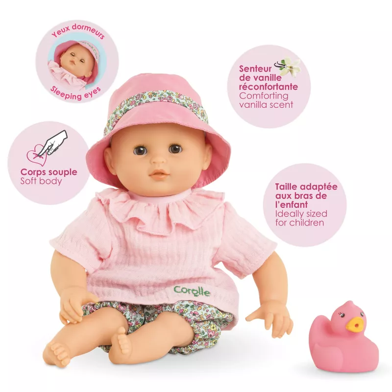 Mon Premier Poupon Badebaby Coralie, boneca