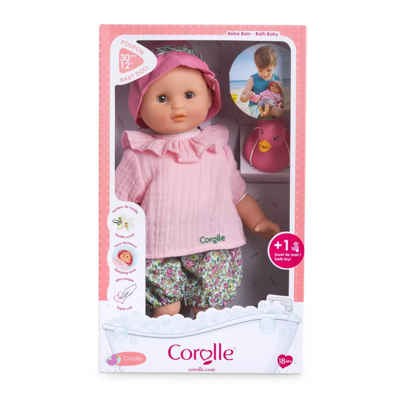 Mon Premier Poupon Badebaby Coralie, boneca