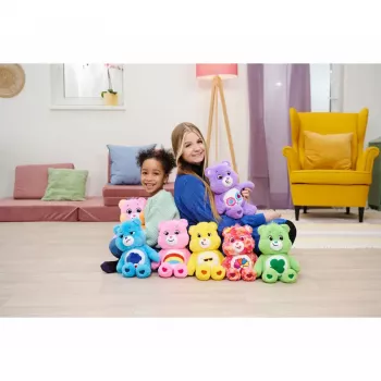 Peluche Simba-Dickie Care Bears Share Gern Bärchi 35 cm – figura fofa para abraçar