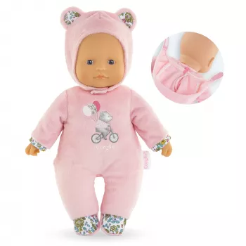 Urso de peluche Simba‑Dickie Corolle Mon Doudou Corolle Sweetheart rosa — boneca de peluche de conforto