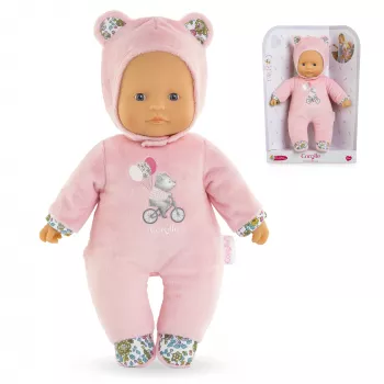 Urso de peluche Simba‑Dickie Corolle Mon Doudou Corolle Sweetheart rosa — boneca de peluche de conforto