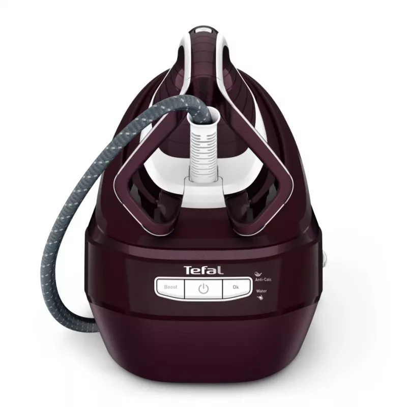 Tefal Pro Express Vision GV9810 3000 W 1,1 L Durilium AirGlide Autoclean - Base de ferro de engomar vermelho, branco