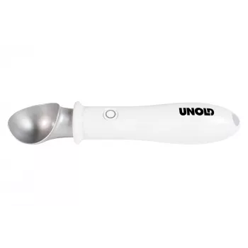 Colher para gelado Unold 488990 4 mm aço inoxidável plástico branco