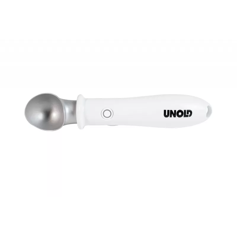 Colher para gelado Unold 488990 4 mm aço inoxidável plástico branco