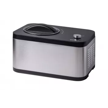 Unold 48826 Máquina de gelados e iogurteira EVA Máquina de gelados com compressor 1,5 L 120 W preto, aço inoxidável
