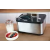 Unold 48826 Máquina de gelados e iogurteira EVA Máquina de gelados com compressor 1,5 L 120 W preto, aço inoxidável
