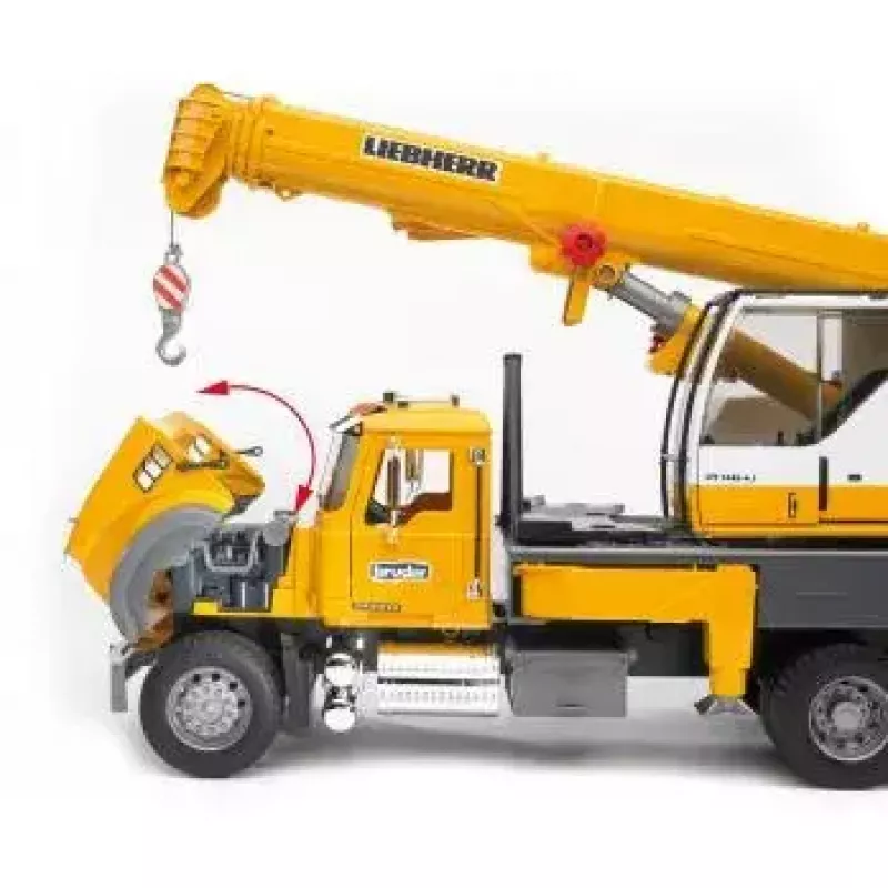 Camião grua BRUDER MACK Granite Liebherr
