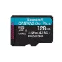 Kingston Technology 128 GB microSDXC Canvas Go Plus Gen4 200R A2 U3 embalagem individual sem ADP