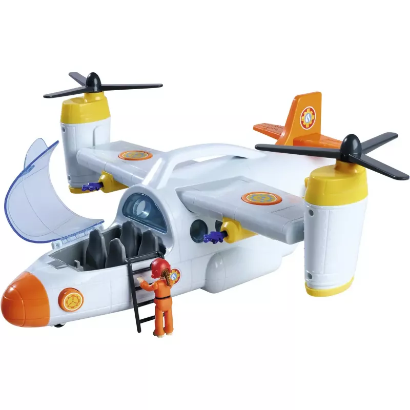 Simba‑Dickie Fireman Sam Fire Swift Avião de resgate modelo 109252615, avião de brincar para criança