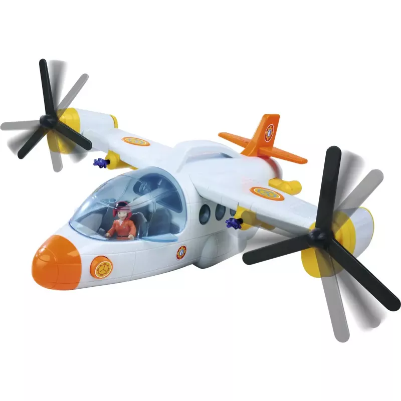 Simba‑Dickie Fireman Sam Fire Swift Avião de resgate modelo 109252615, avião de brincar para criança