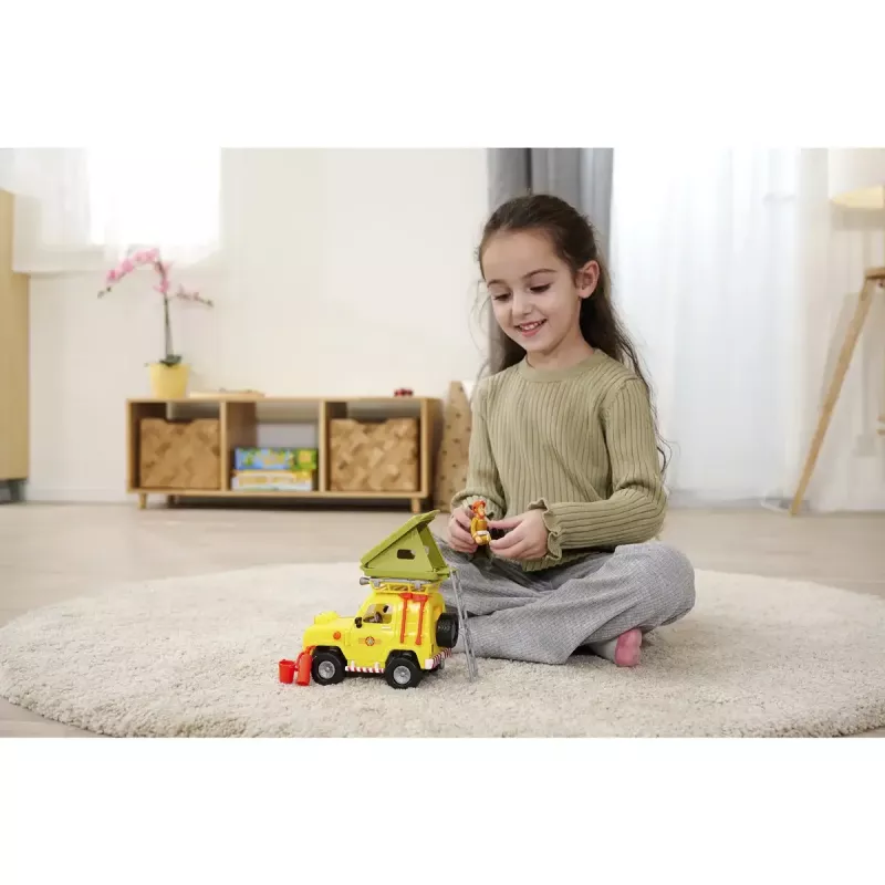 Veículo todo-o-terreno de brincar Simba-Dickie Fireman Sam com tenda de tejadilho — modelo 109252653, conjunto de brincar