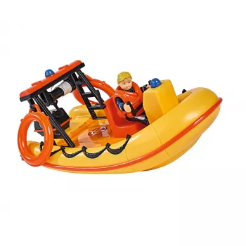 Barco de brincar Simba-Dickie Fireman Sam barco Neptuno com figura – veículo de brincar